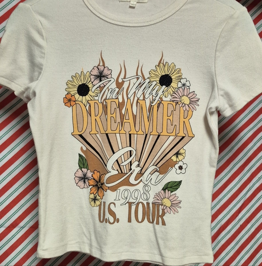Women's Dreamer Era  Graphic Tee - White